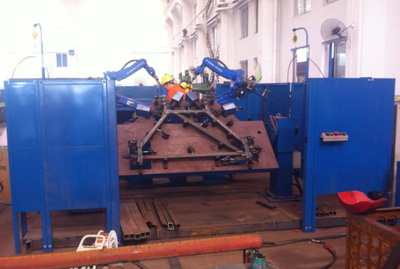 升降機附墻架焊接生產線 建筑機械領域的專業(yè)設備安裝服務